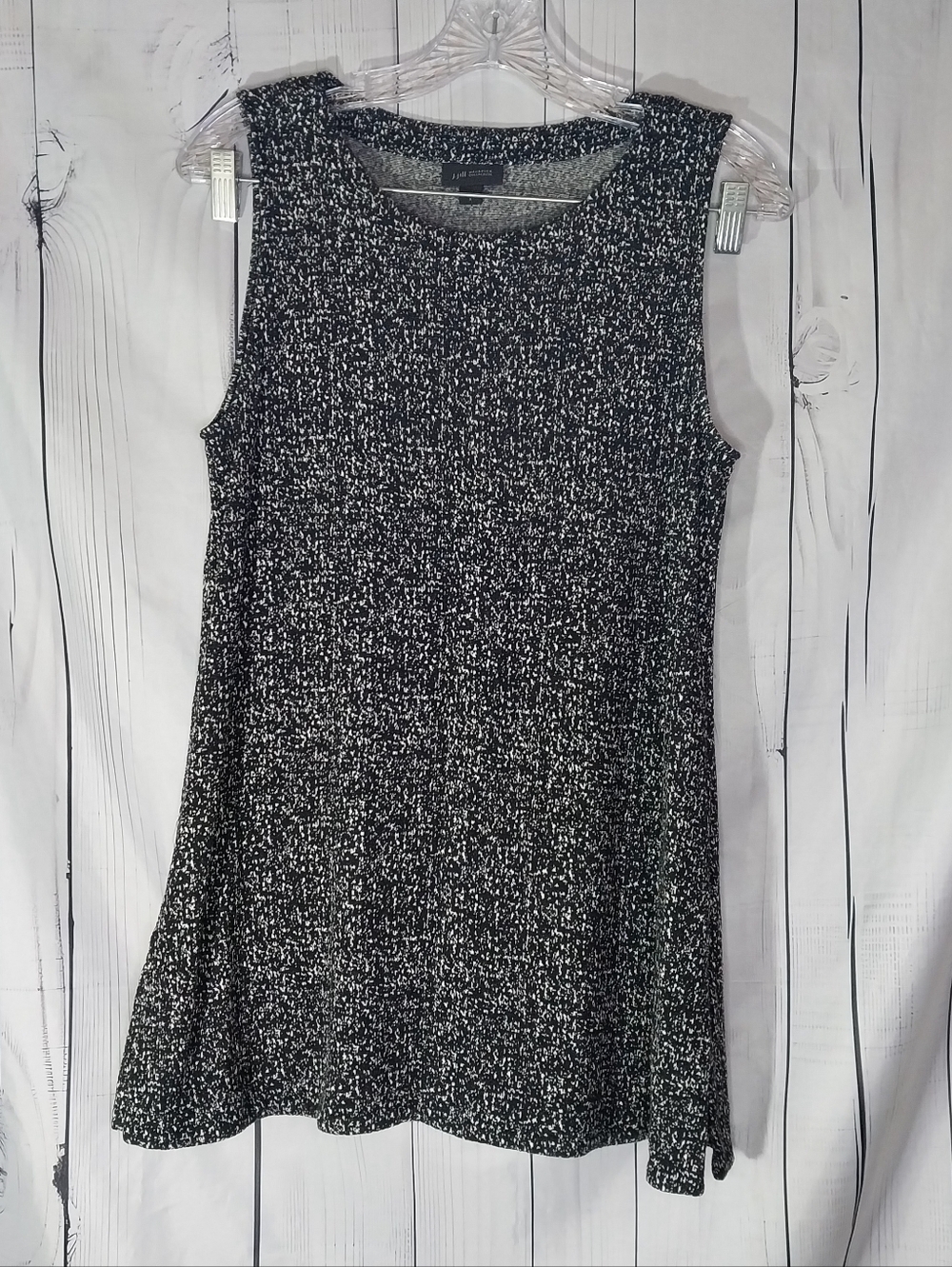 J.jill Wearever Sleeveless Jersy Knit A-Line Modest Lagenlook Casual Top